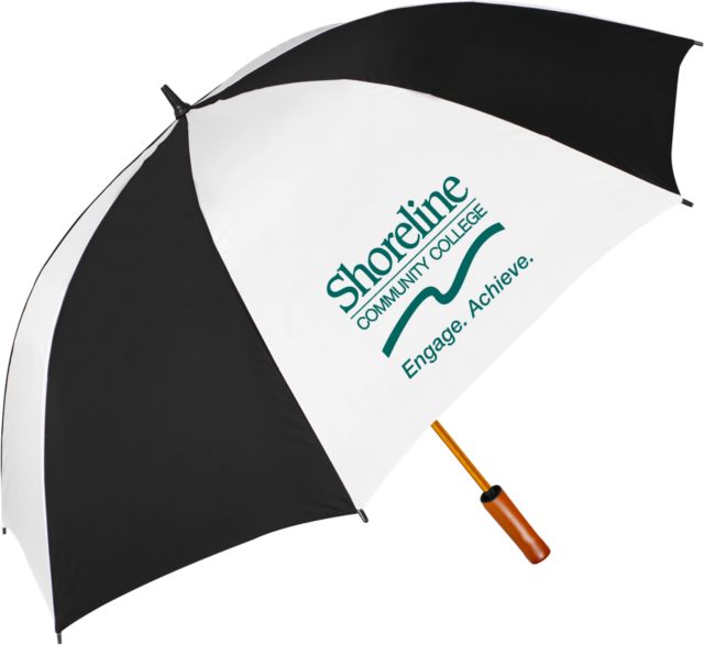 Shoreline 64 Inch Umbrella Shoreline Community College Primary Word mark w/ Tagline - ONLINE ONLY