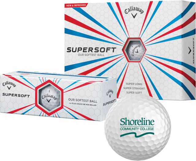 Shoreline Callaway Supersoft Golf Balls 12/pkg Shoreline Community College Primary Word mark - ONLINE ONLY