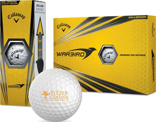 Pitzer College Callaway Warbird Golf Balls - 12 Pack - ONLINE ONLY