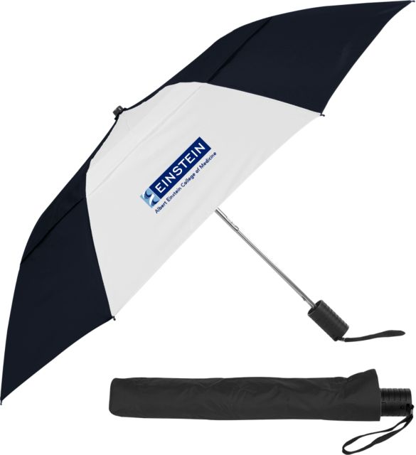 Albert Einstein 42 Inch Slim Stick Vented Umbrella Einstein Logo - ONLINE ONLY