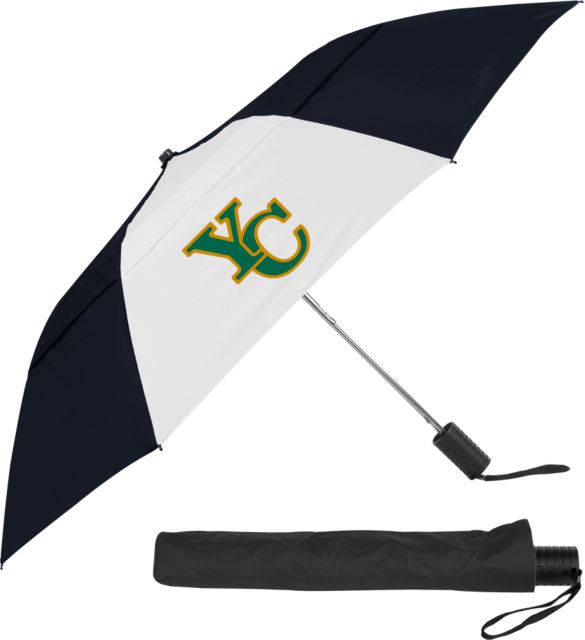 Yavapai College 42 Inch Slim Stick Vented Umbrella YC Lockup - ONLINE ONLY