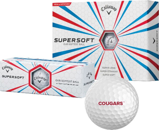 Washington State Callaway Supersoft Golf Balls 12/pkg Cougars - ONLINE ONLY