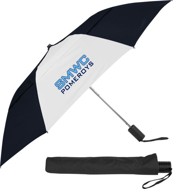 St Mary of the Woods 42 Inch Slim Stick Vented Umbrella Primary Mark - ONLINE ONLY