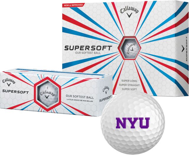 NYU Callaway Supersoft Golf Balls 12/pkg NYU  - ONLINE ONLY