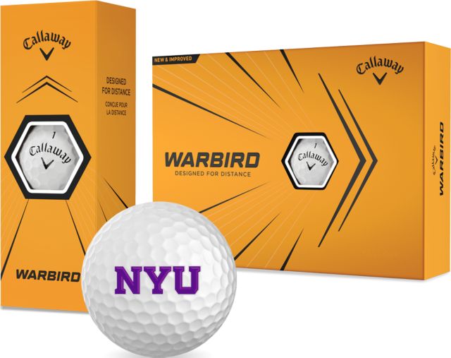 NYU Callaway Warbird Golf Balls 12/pkg NYU  - ONLINE ONLY