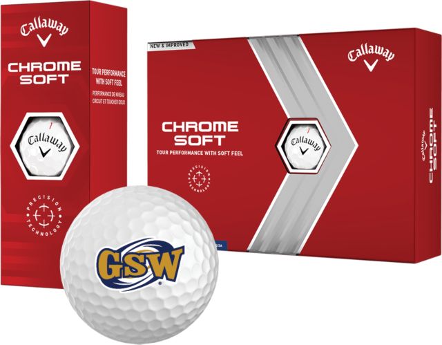 GSW State Callaway Soft Golf Balls 12/pkg GSW Athletics Mark - ONLINE ONLY