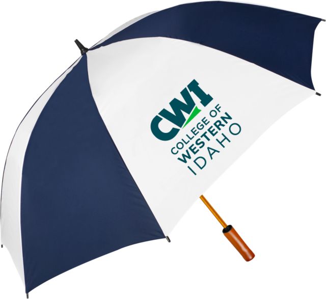 Western Idaho 64 Inch Umbrella CWI College of Western Idaho Primary Mark - ONLINE ONLY