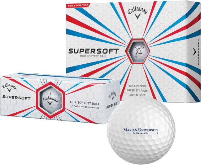 Marian Callaway Supersoft Golf Balls 12/pkg Primary Mark - ONLINE ONLY