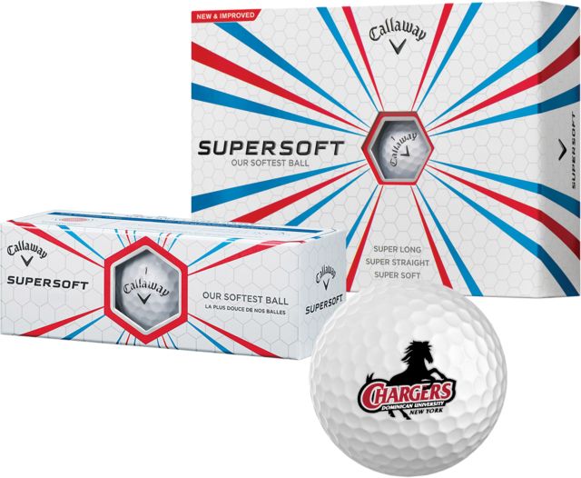 Dominican Callaway Supersoft Golf Balls 12/pkg Dominica University NY Athletic - ONLINE ONLY