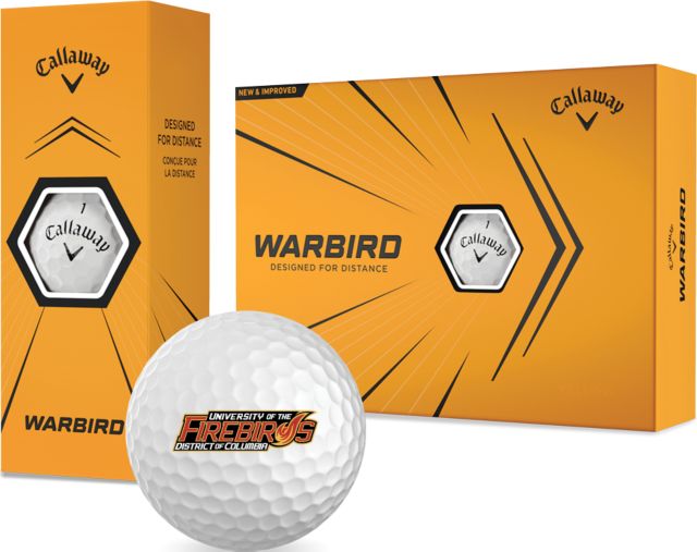 District of Columbia Callaway Warbird Golf Balls 12/pkg Primary Mark - ONLINE ONLY
