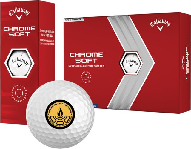 District of Columbia Callaway Soft Golf Balls 12/pkg Federal City College Crest - ONLINE ONLY