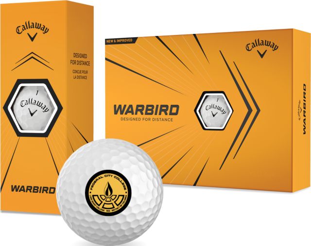 District of Columbia Callaway Warbird Golf Balls 12/pkg Federal City College Crest - ONLINE ONLY