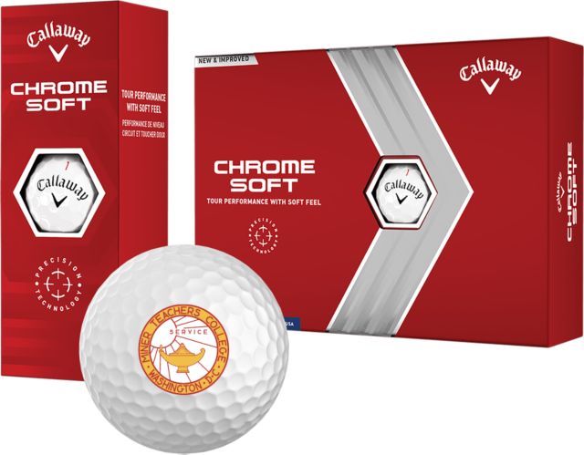 District of Columbia Callaway Soft Golf Balls 12/pkg Miner Teachers College Crest - ONLINE ONLY