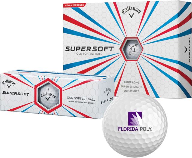 Florida Poly Univ Callaway Supersoft Golf Balls 12/pkg Florida Poly - ONLINE ONLY
