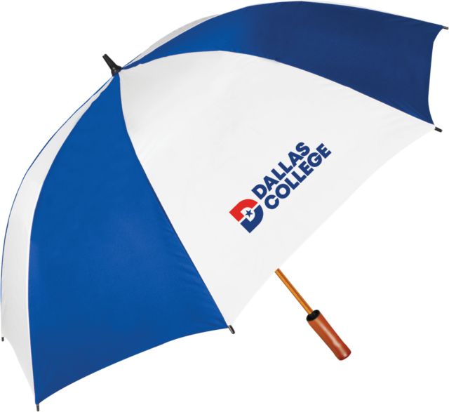 Dallas College 62 Inch Vented Umbrella Primary Mark - ONLINE ONLY