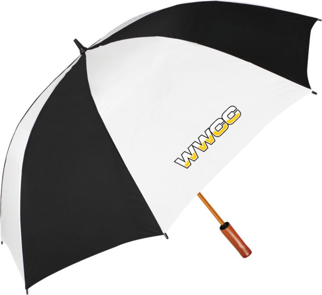 Walla Walla 64 Inch Umbrella WWCC Logo - ONLINE ONLY