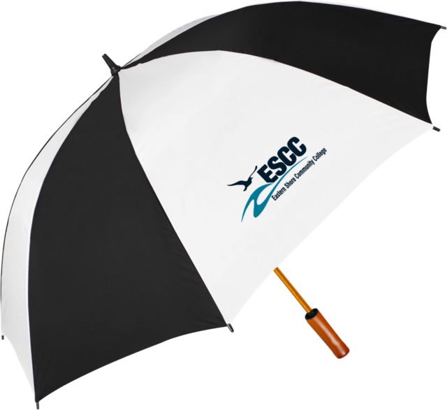 ESCC 64 Inch Black/Whit Umbrella ESCC Horizontal - ONLINE ONLY
