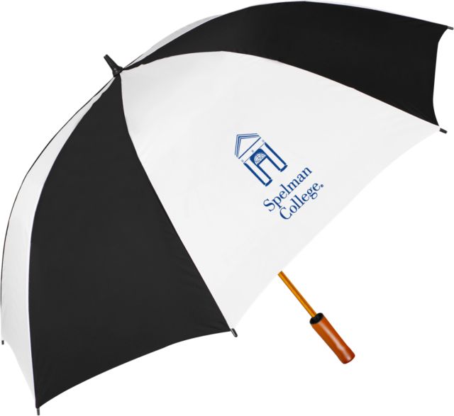 Spelman College 64 Inch Umbrella Spelman College Institutional Mark Vertical - ONLINE ONLY
