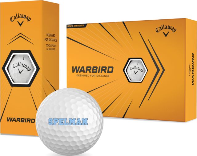 Spelman College Callaway Warbird Golf Balls 12/pkg Spelman Wordmark - ONLINE ONLY