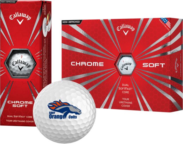 SUNY County CC Callaway Soft Golf Balls 12/pkg Primary Logo - ONLINE ONLY