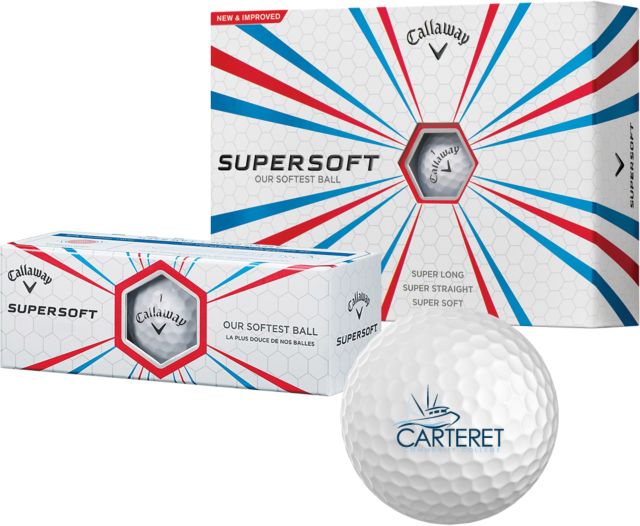 Carteret Callaway Supersoft Golf Balls 12/pkg Primary Mark - ONLINE ONLY