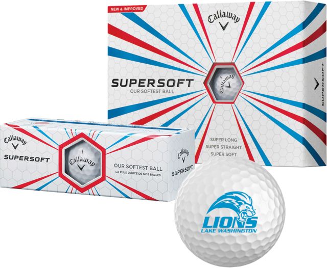 Lake Washington Callaway Supersoft Golf Balls 12/pkg Lake Washington Mascot Mark - ONLINE ONLY