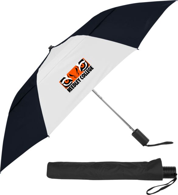 Reedley College 42 Inch Slim Stick Vented Umbrella Primary Mark - ONLINE ONLY