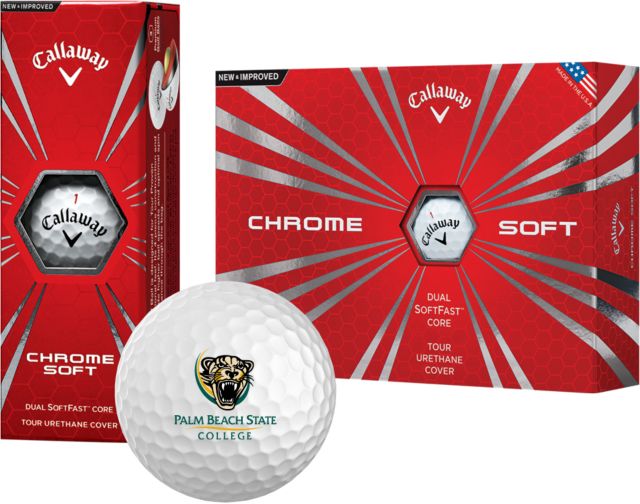 Palm Beach State Callaway Soft Golf Balls 12/pkg Palm Beach State Panther Logo - ONLINE ONLY