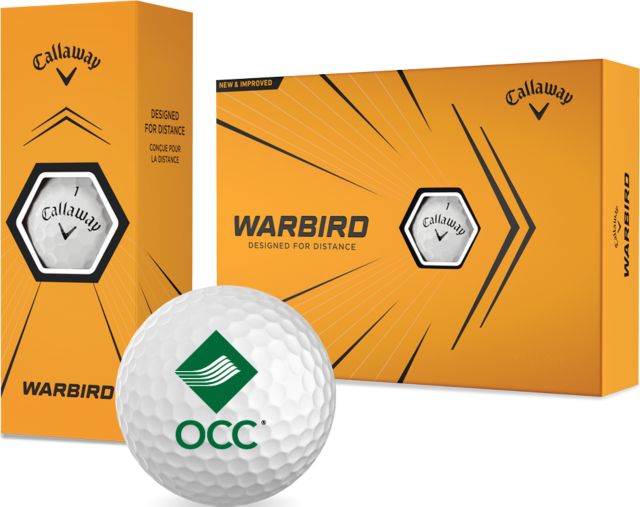 Oakland Comm College Callaway Warbird Golf Balls 12/pkg Stacked OCC - ONLINE ONLY
