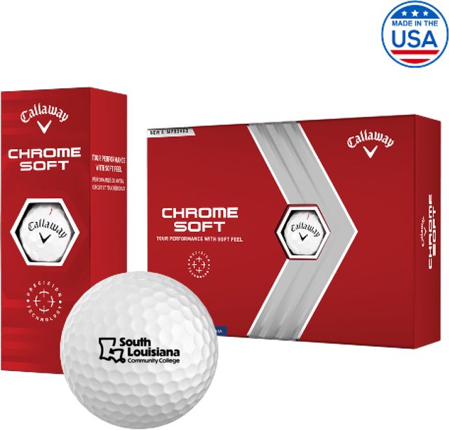 SoLAcc Callaway Soft Golf Balls 12/pkg South Louisiana Community College Vertical - ONLINE ONLY