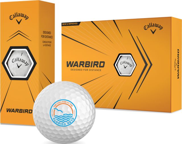 College of the Florida Keys Callaway Warbird Golf Balls 12/pkg The College of the Florida Keys Seal - ONLINE ONLY