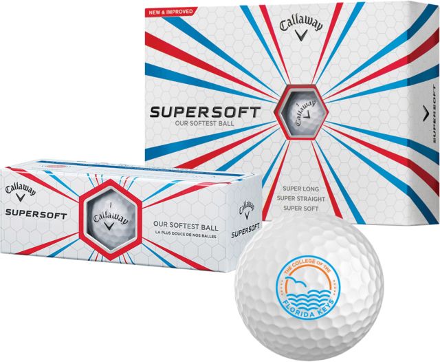 College of the Florida Keys Callaway Supersoft Golf Balls 12/pkg The College of the Florida Keys Seal - ONLINE ONLY