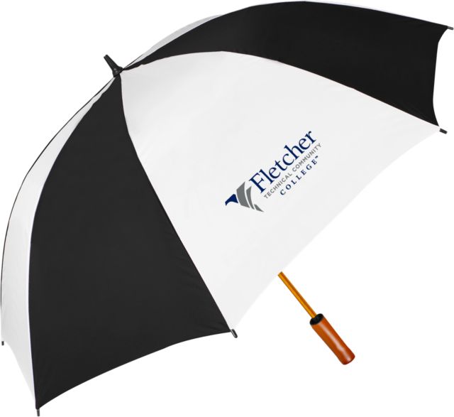 Fletcher Tech 64 Inch Umbrella Horizontal Logo - ONLINE ONLY