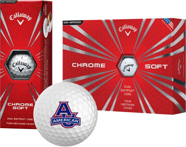 American University Callaway Soft Golf Balls 12/pkg  - ONLINE ONLY