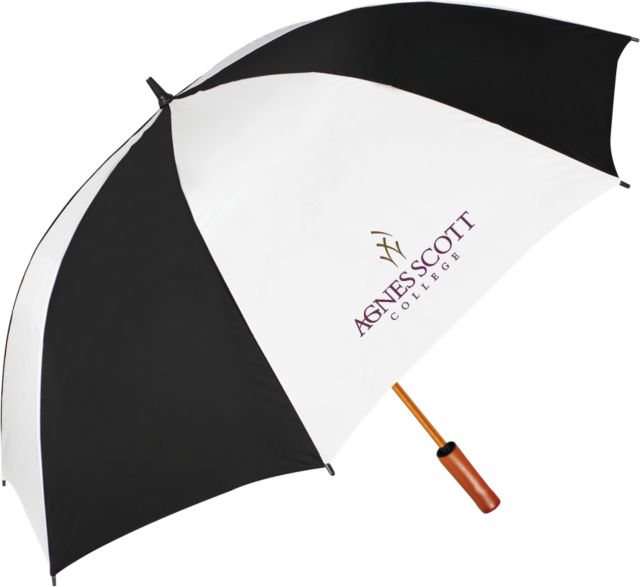 Agnes Scott 62 Inch Vented Umbrella Primary Mark - ONLINE ONLY