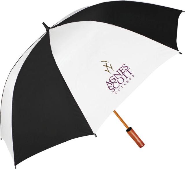 Agnes Scott 62 Inch Vented Umbrella Secondary Mark - ONLINE ONLY