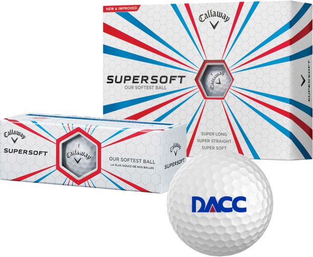 Dona Ana Callaway Supersoft Golf Balls 12/pkg DACC Wordmark