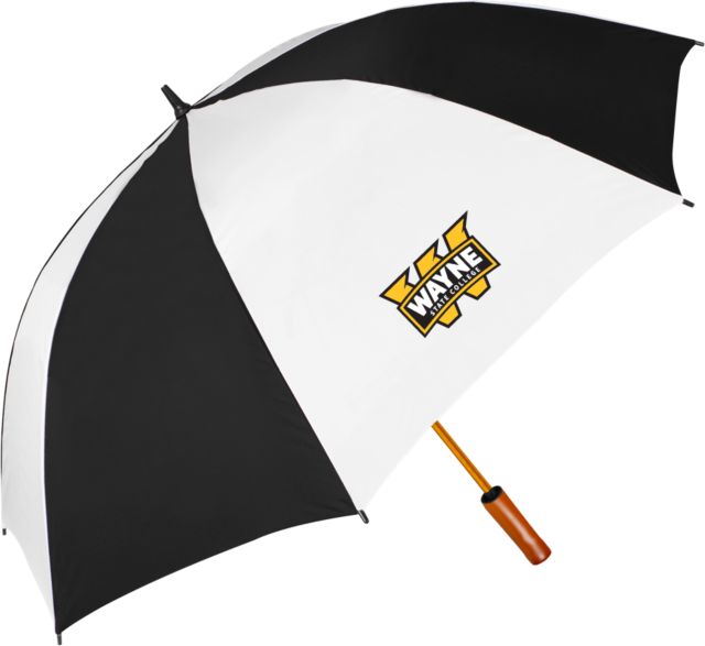 Wayne State 64 Inch Umbrella Primary Mark - ONLINE ONLY