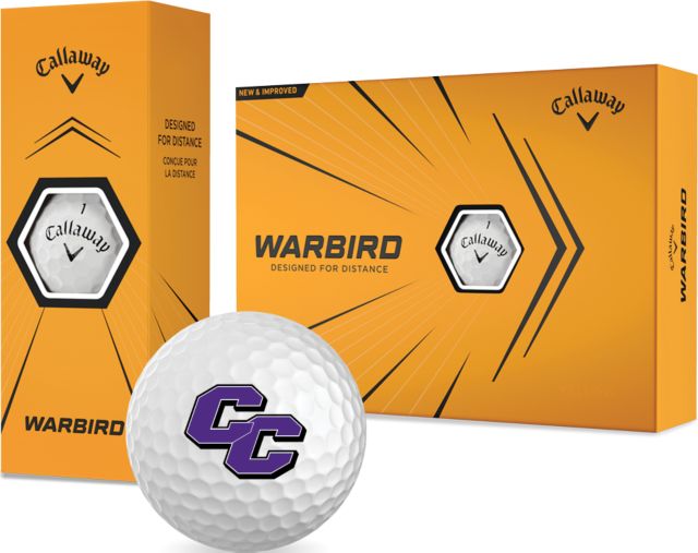 Curry College Callaway Warbird Golf Balls 12/pkg Curry College Primary Athletic Mark - ONLINE ONLY