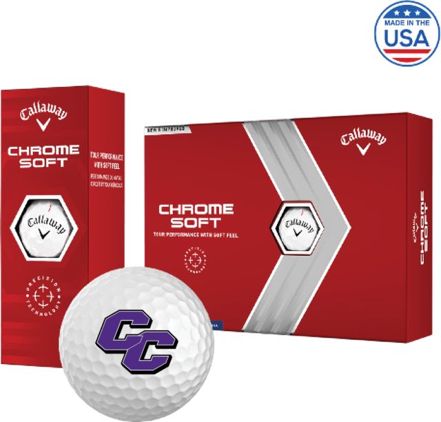 Curry College Callaway Soft Golf Balls 12/pkg Curry College Primary Athletic Mark - ONLINE ONLY