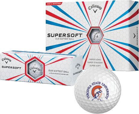 Virginia State Callaway Supersoft Golf Balls 12/pkg Official Logo - ONLINE ONLY
