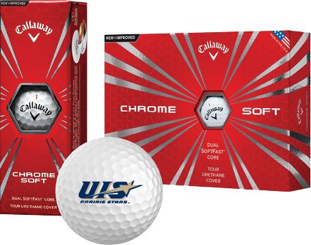 UIS Callaway Soft Golf Balls 12/pkg UIS Prairie Stars - Official Logo - ONLINE ONLY