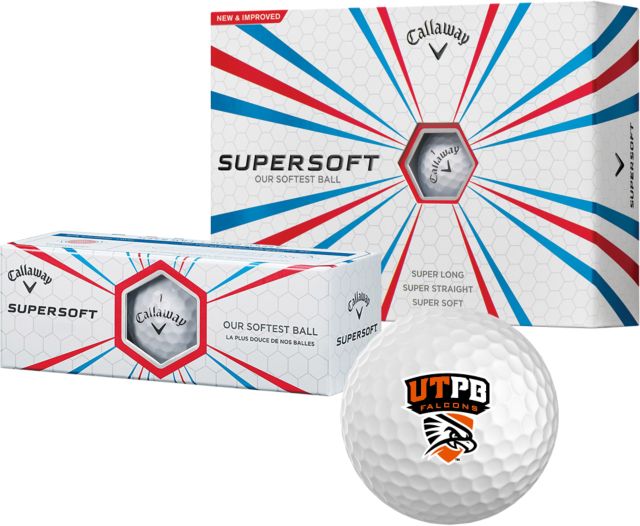 UT Permian Basin Callaway Supersoft Golf Balls 12/pkg Official Logo - ONLINE ONLY