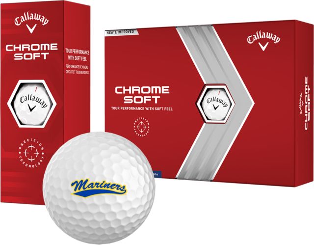 Maine Maritime Callaway Soft Golf Balls 12/pkg Mariners Athletic Mark- ONLINE ONLY