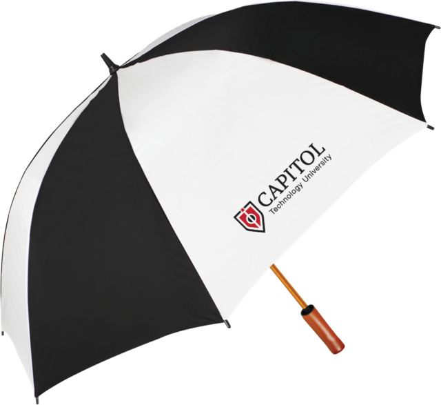 Capitol Technology 64 Inch Black/Whit Umbrella Primary Mark - ONLINE ONLY