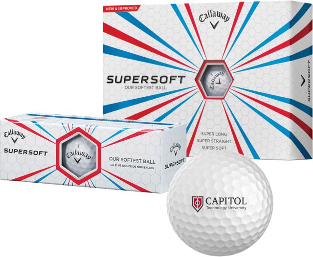 Capitol Technology Callaway Supersoft Golf Balls 12/pkg Primary Mark - ONLINE ONLY