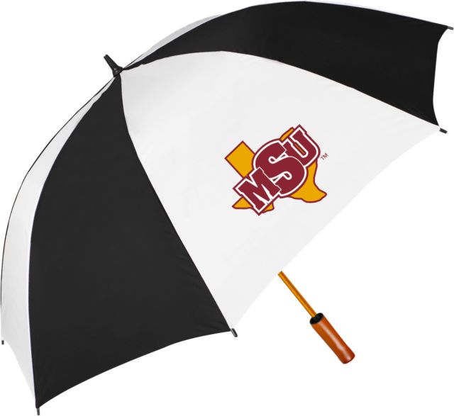 Midwestern State 64 Inch Umbrella MSU Logo - ONLINE ONLY