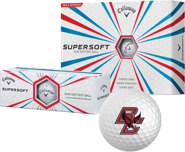 Boston College Callaway Supersoft Golf Balls 12/pkg Primary Mark - ONLINE ONLY