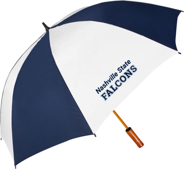 Nashville State 64 Inch Navy/White Umbrella Nashville State CC Falcons - ONLINE ONLY