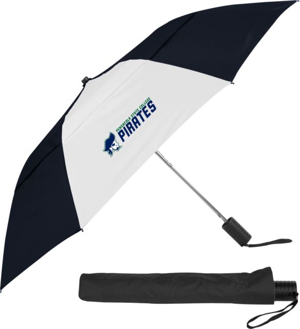 Pensacola State 42 Inch Slim Stick Vented Umbrella Pensacola State College Pirates Primary Mark - ONLINE ONLY